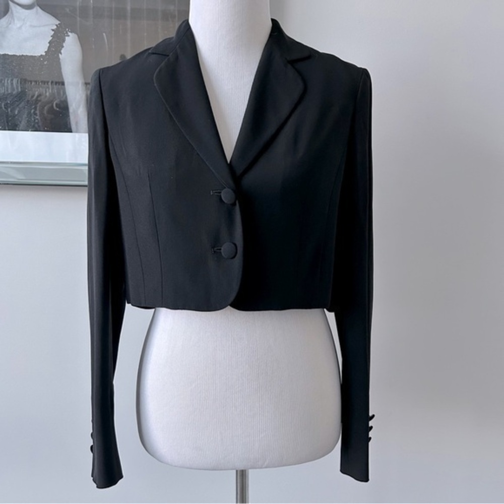 *Moschino Couture Cropped Blazer Jacket